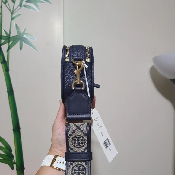 Tory Burch Navy Miller Mini Crossbody Bag Nwt - Picture 4 of 12